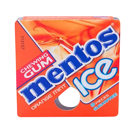 MENTOS ICE GUM ORANGE MINT