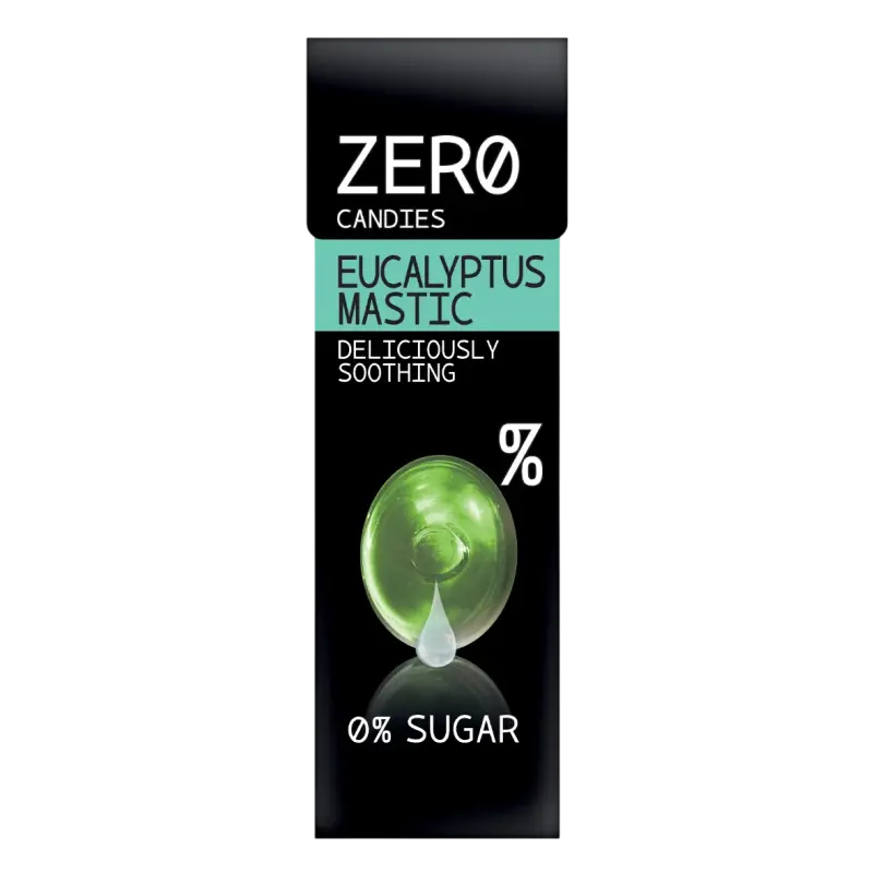 Zero Candies Candy EUCALYPTUS MASTIC Sugar Free 36GR