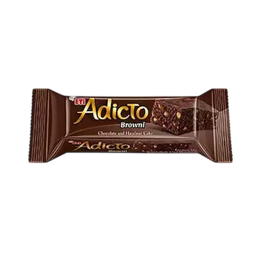 Eti Adicto Browni Hazelnut And Cocoa Square 40GR