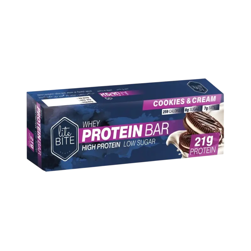 Lite Bite Protein Bar COOKIES & CREAM