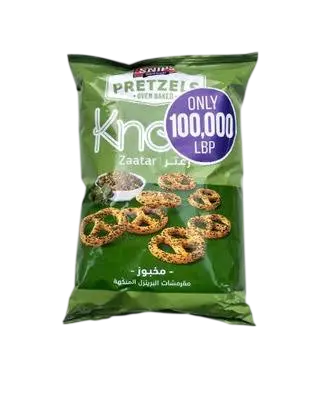 Snips Pretzels Knots Zaatar 250G