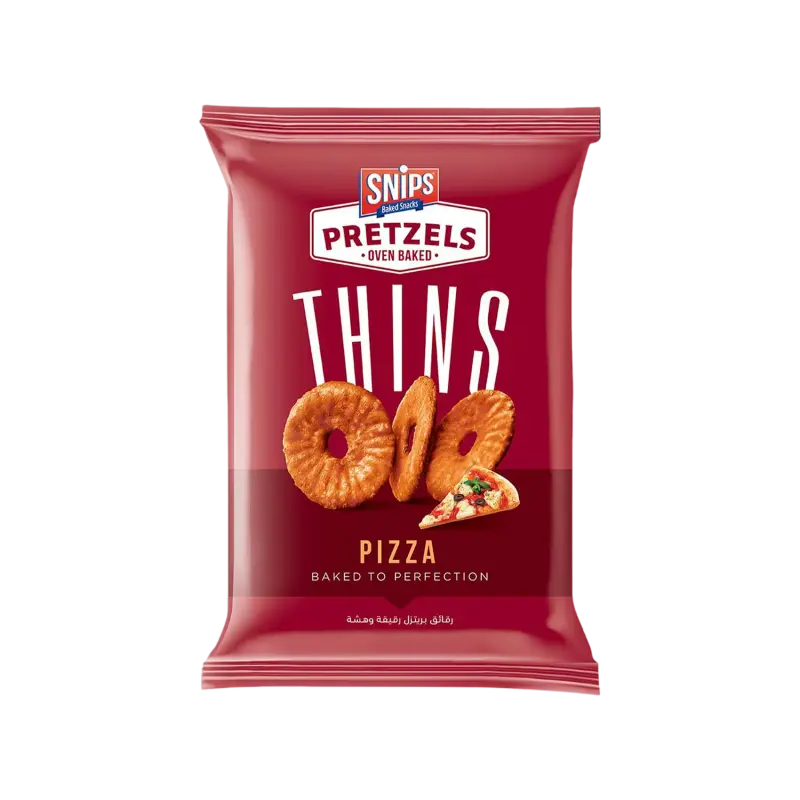 Snips Pretzels Thin Pizza