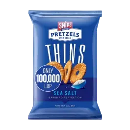 SNIPS PRETZELS THINS SALT