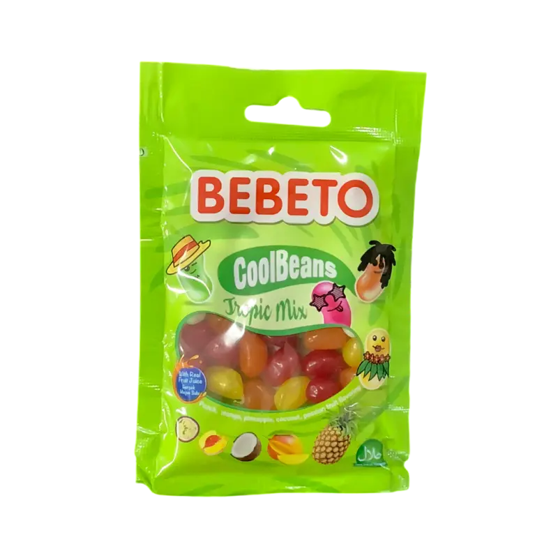 BEBETO JELLY BEANS TROPIC MIX 60G