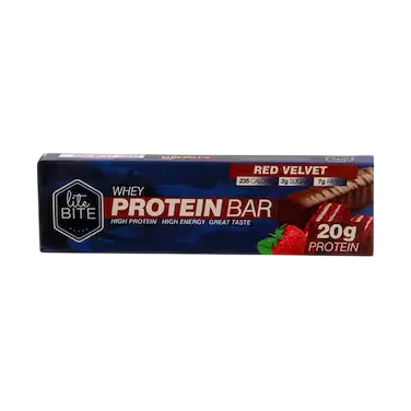 Lite Bite Whey Protein Bar With Red Velvet Flavour 20G Protein