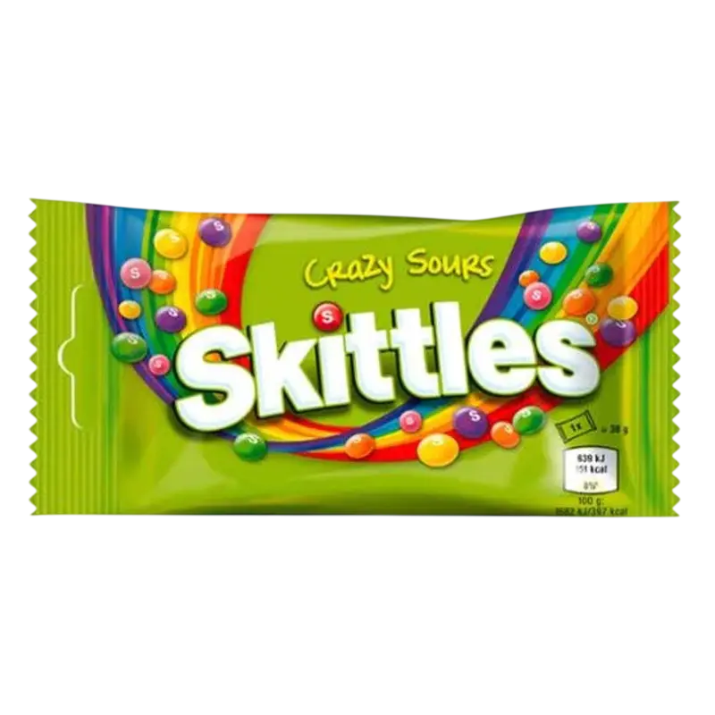 SKITTLES CRAZY SOUR 38G