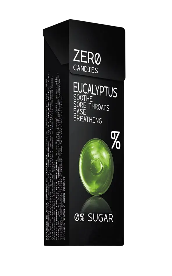 Zero Candies Candy EUCALYPTUS Sugar Free 36GR