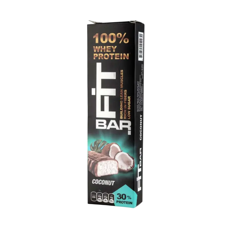 FIT BAR COCONUT 100% WHEY PROTEIN