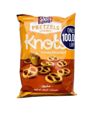 Snips Pretzels Knots Honey Mustard 250G