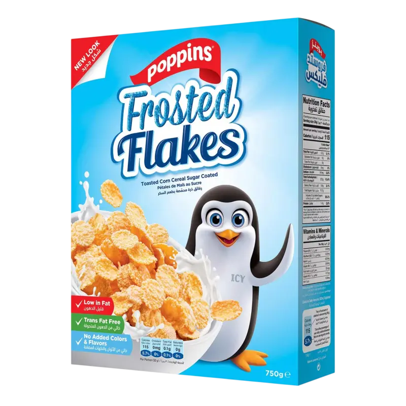 Poppins Frosted Flakes 750 g