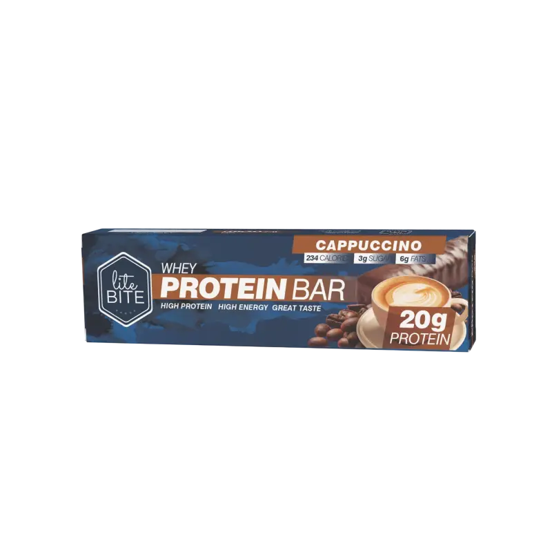 Lite Bite Cappuccino 20G Protein Bar, 70g