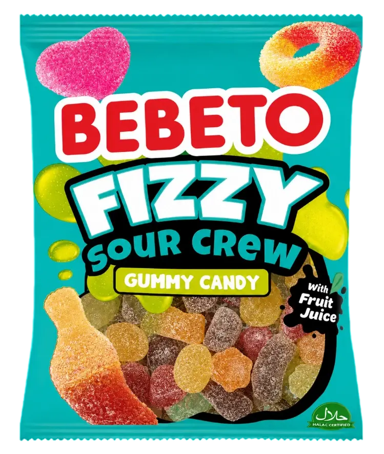 BEBETO FIZZY SOUR CREW 80G