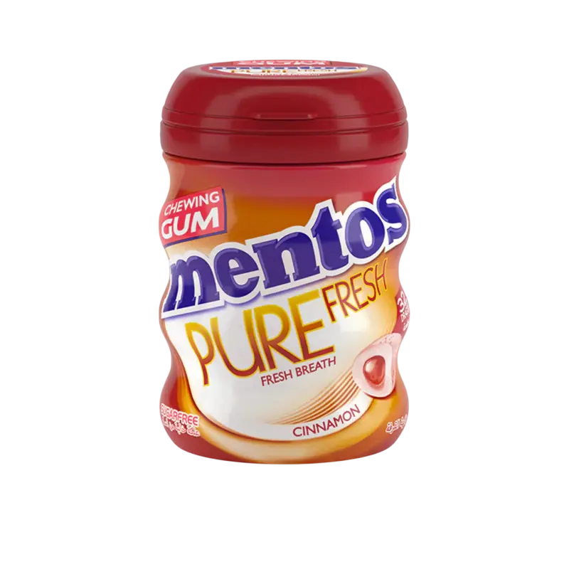 MENTOS GUM PURE FRESH CINNAMON 32PCS