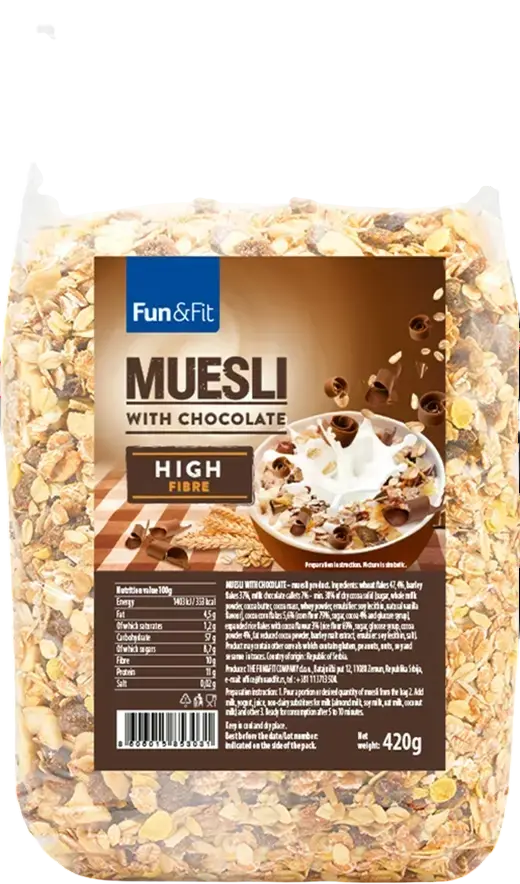 Fun & fit Muesli Chocolate 420G