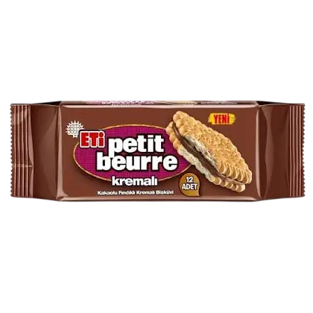 Eti petit beure sandwich biscuit with cocoa and hazelnut 12 pcs